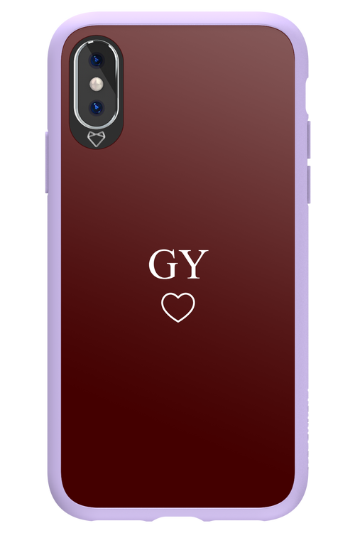 GY Burgundia 2.0 - Apple iPhone XS