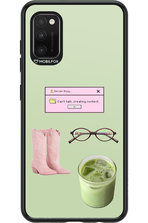 Matcha Babe - Samsung Galaxy A41