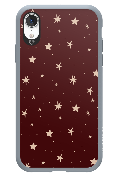 Burgundy Stars - Apple iPhone XR