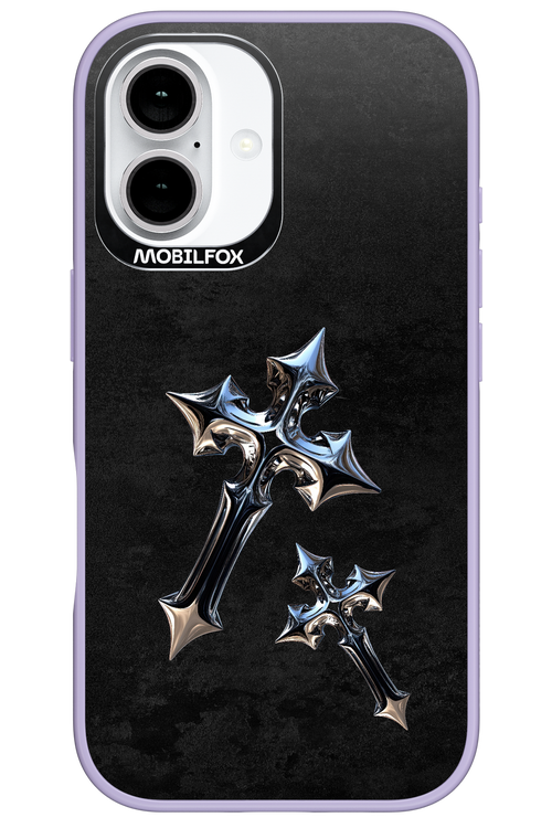 Chrome Crosses - Apple iPhone 16
