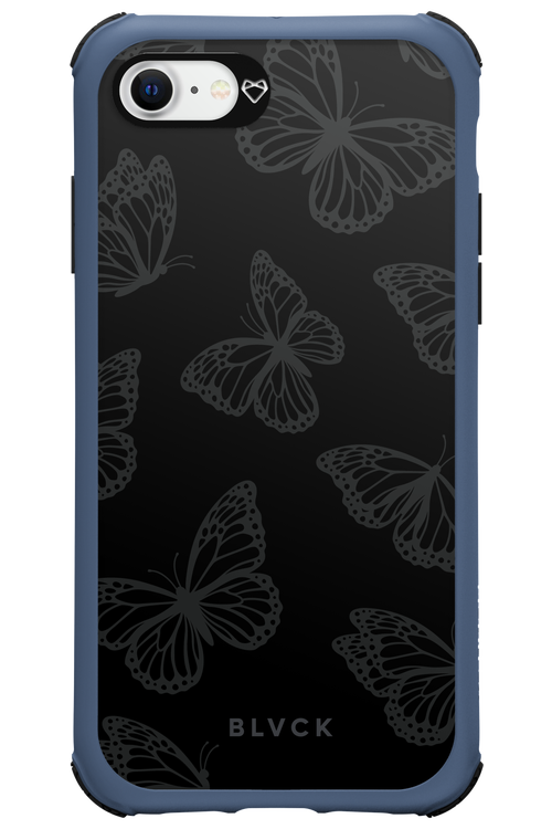 Black Butterflies - Apple iPhone 8