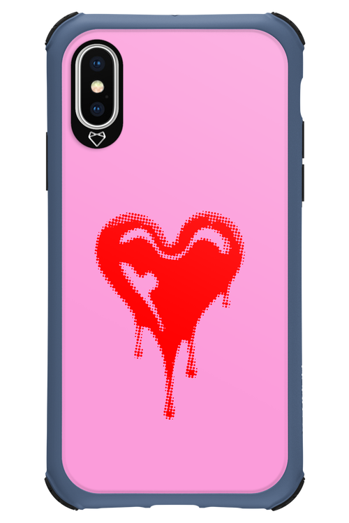 Heart Pink - Apple iPhone XS