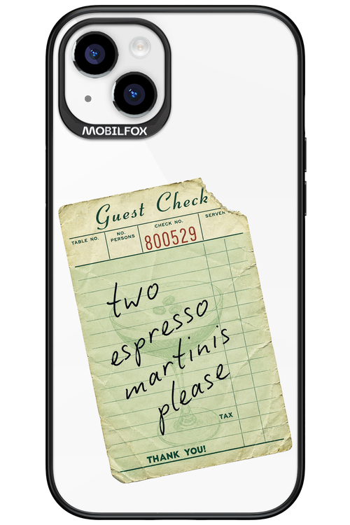 Espresso Martini 2.0 - Apple iPhone 15 Plus