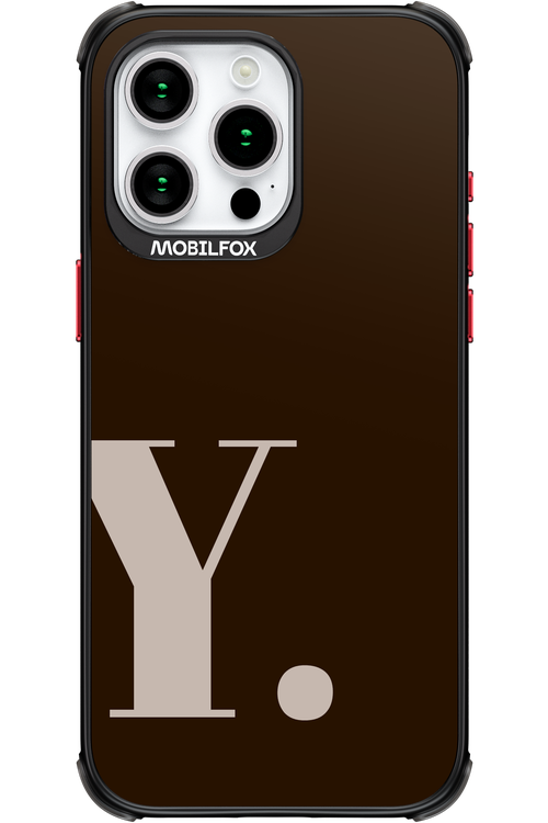Y (Mokka Foam) - Apple iPhone 15 Pro Max
