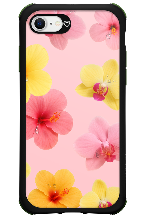 Sunset Flowers - Apple iPhone 8