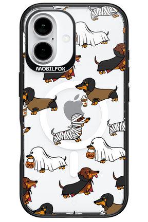 Scary Dachshund (Transparent) - Apple iPhone 16