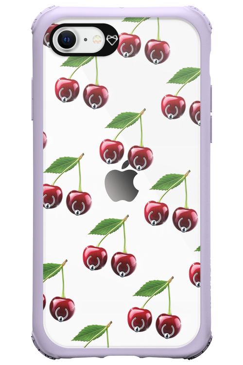 Spicy Cherries Transparent - Apple iPhone SE 2022