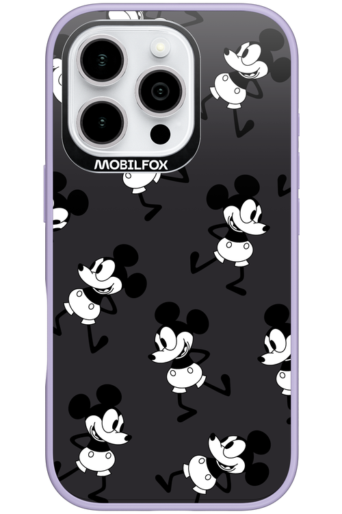 Iconic Mouse (antracite pattern) - Apple iPhone 16 Pro