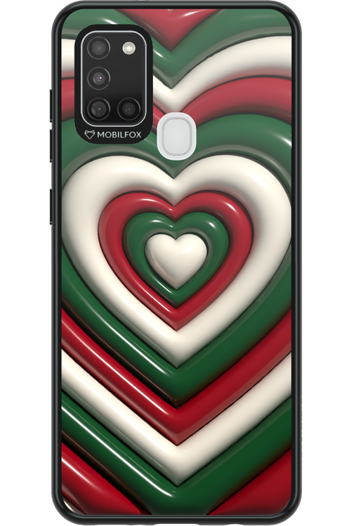 XMAS Hearts - Samsung Galaxy A21 S