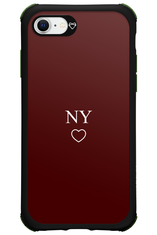 NY Burgundia 2.0 - Apple iPhone 8