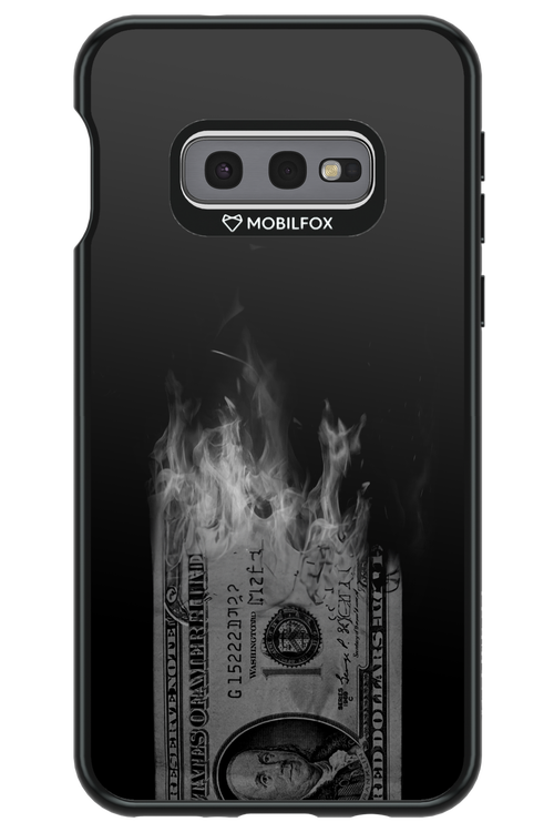 Money Burn B&W - Samsung Galaxy S10e