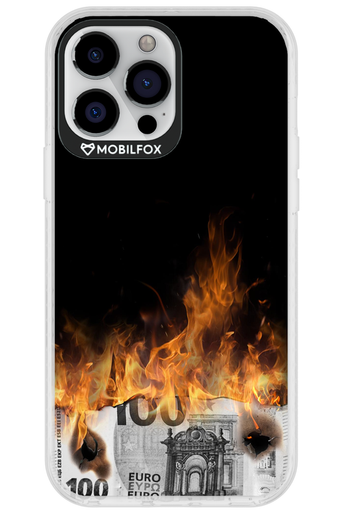 Money Burn Euro - Apple iPhone 13 Pro Max