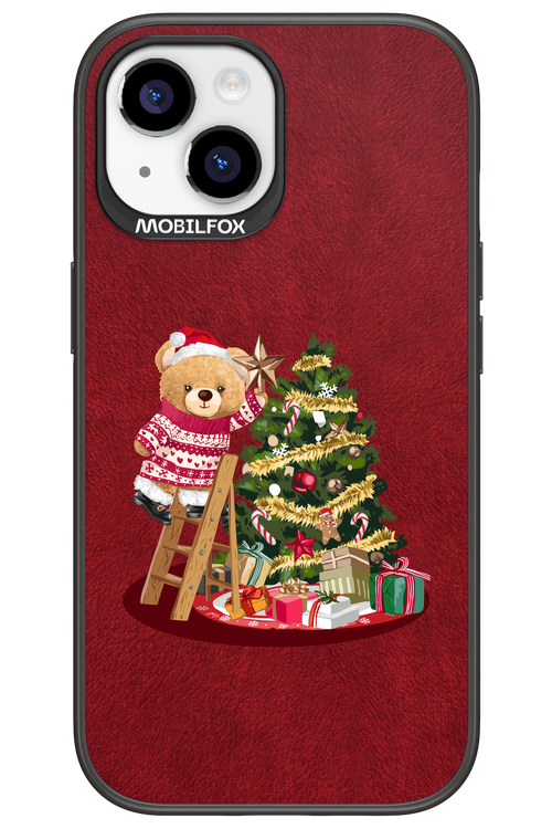Christmas Bear (Burgundy) - Apple iPhone 15