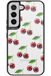 Spicy Cherries Transparent - Samsung Galaxy S22