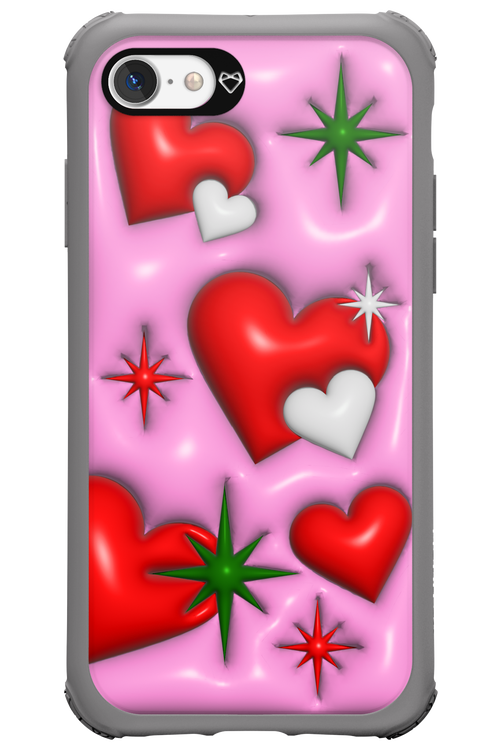 Holiday Hearts - Apple iPhone 7