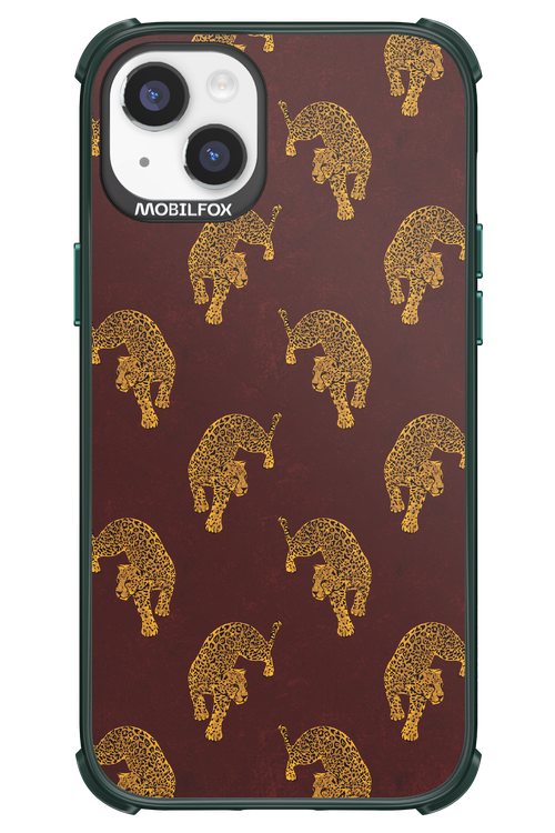 Burgundy Leopard Pattern - Apple iPhone 14 Plus