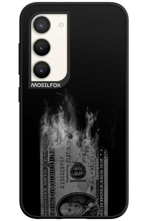 Money Burn B&W - Samsung Galaxy S23