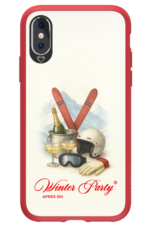 Winter Ski Party - Apple iPhone X