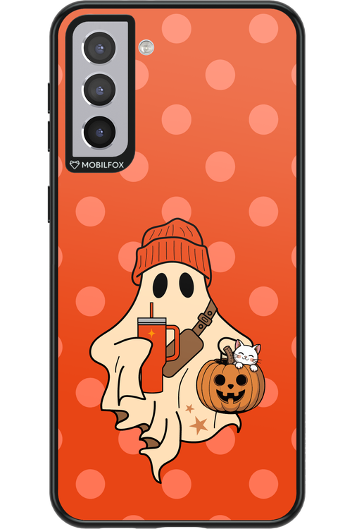 Ghost Girl (Orange) - Samsung Galaxy S21+