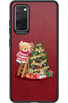 Christmas Bear (Burgundy) - Samsung Galaxy S20 FE