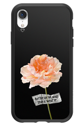 Flower Black - Apple iPhone XR