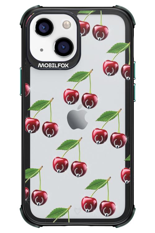 Spicy Cherries Transparent - Apple iPhone 13 Mini