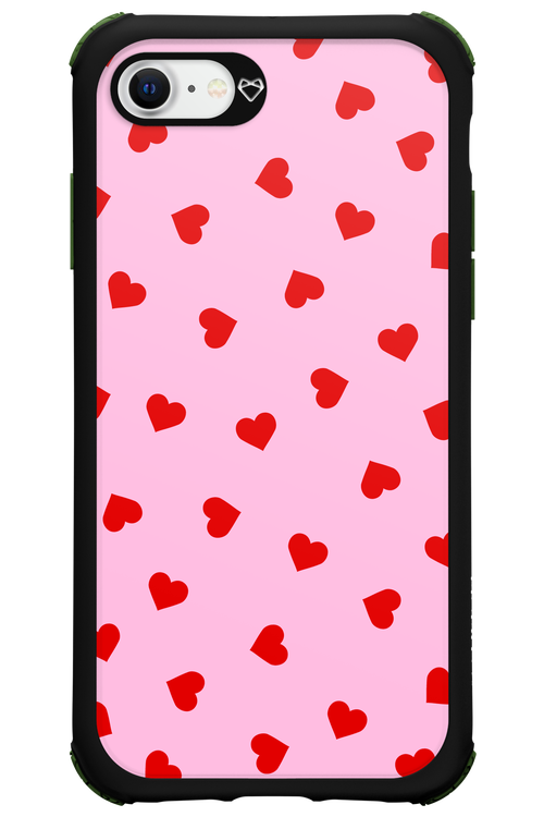 Sprinkle Heart Pink - Apple iPhone SE 2020