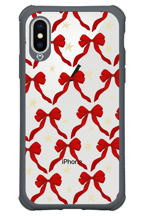 Bow & Stars (Transparent) - Apple iPhone X