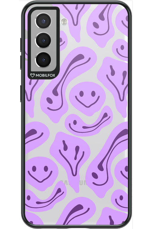 Fluid Smiley Purple - Samsung Galaxy S21