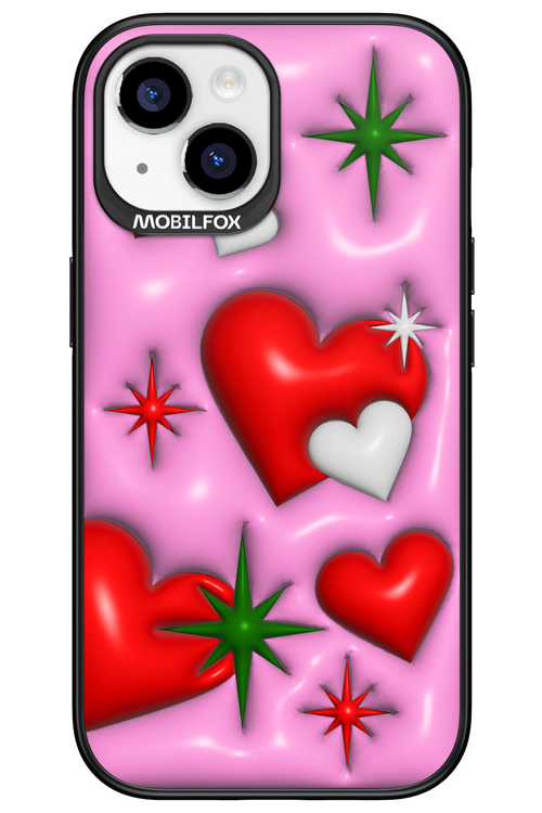 Holiday Hearts - Apple iPhone 15