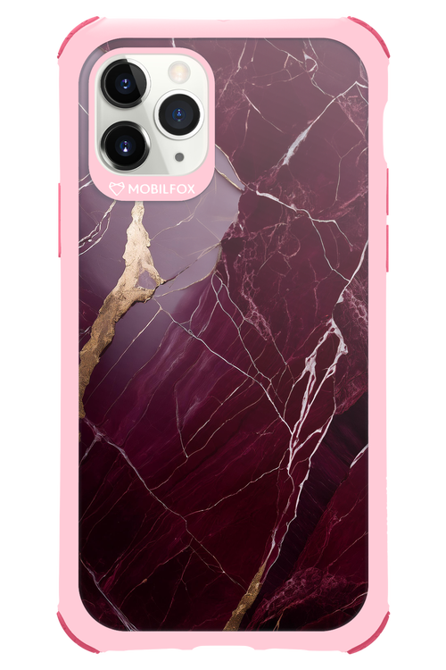 Burgundy Marble - Apple iPhone 11 Pro