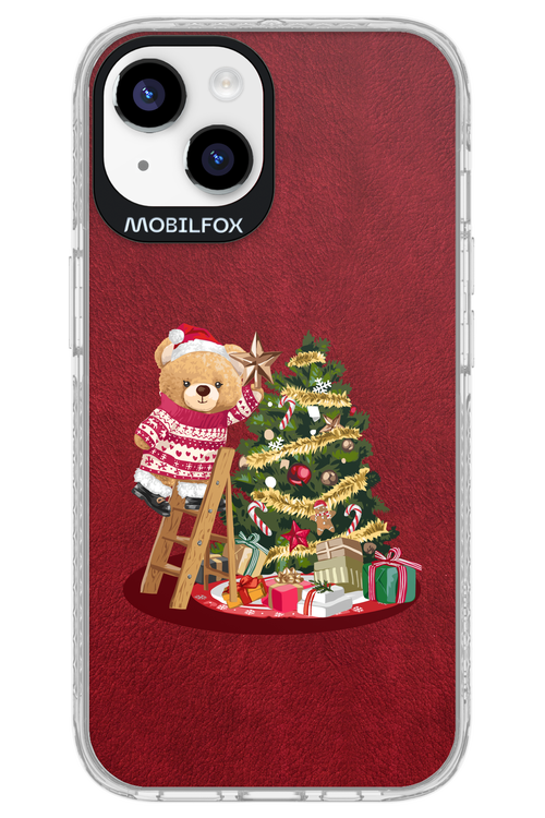 Christmas Bear (Burgundy) - Apple iPhone 14