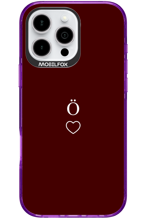 O Burgundia II 2.0 - Apple iPhone 16 Pro Max