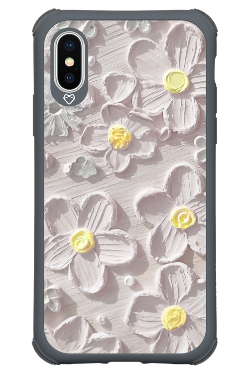 White Flowers - Apple iPhone X