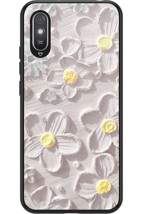 White Flowers - Xiaomi Redmi 9A