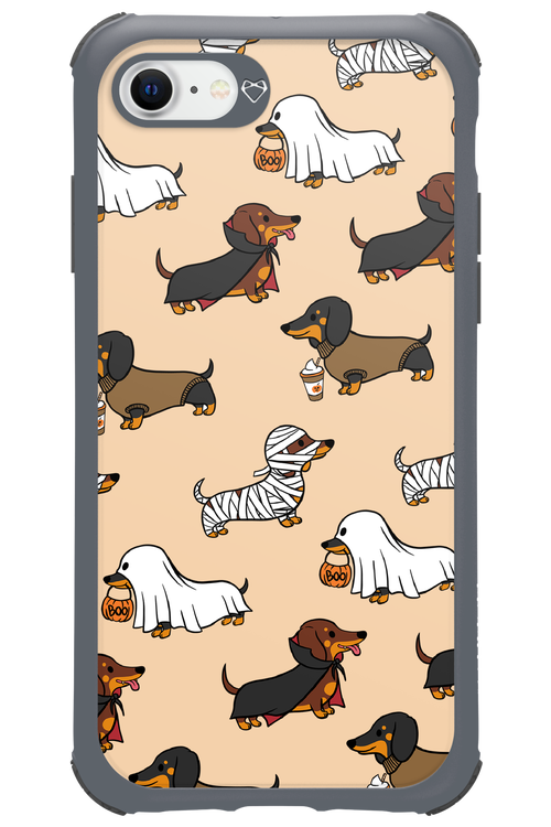 Scary Dachshund - Apple iPhone SE 2020