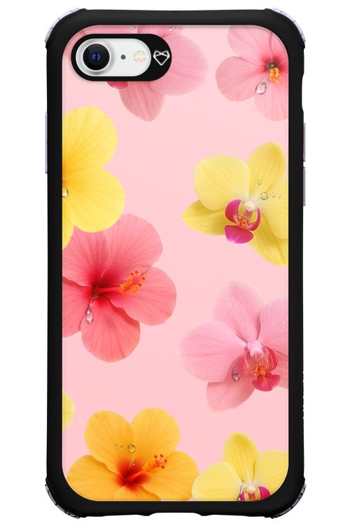 Sunset Flowers - Apple iPhone 8