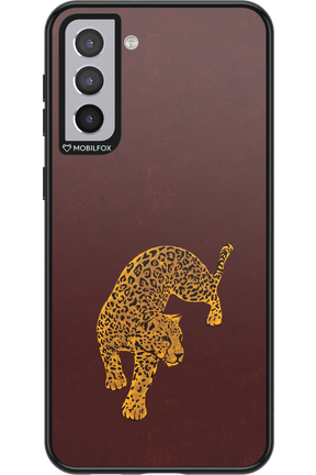 Burgundy Leopard - Samsung Galaxy S21+