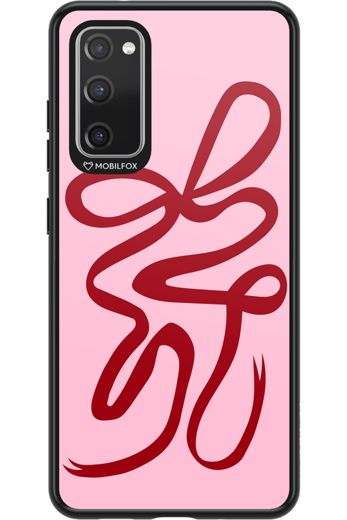 Burgundy Bow - Samsung Galaxy S20 FE