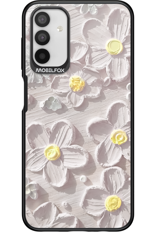 White Flowers - Samsung Galaxy A04s