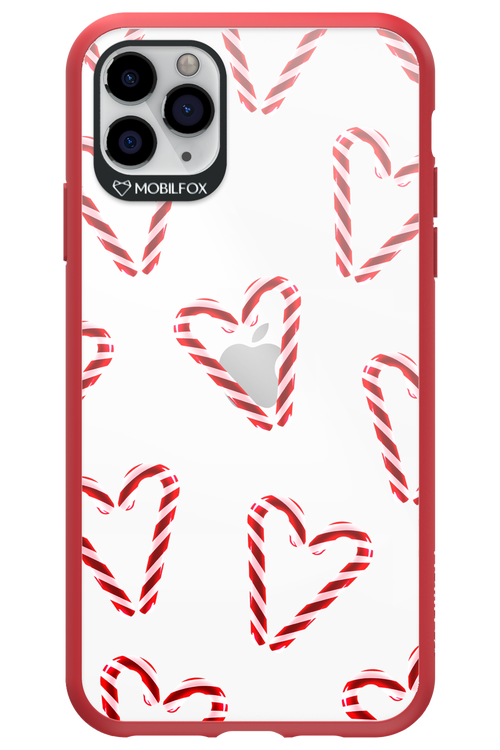 Candy Cane Hearts - Apple iPhone 11 Pro Max