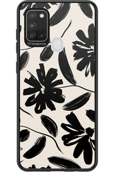 Monochrome Flowerss - Samsung Galaxy A21 S