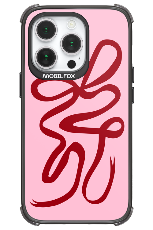 Burgundy Bow - Apple iPhone 14 Pro