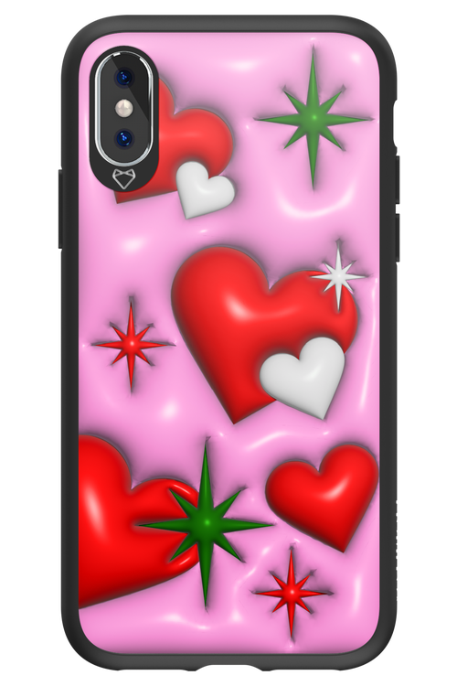 Holiday Hearts - Apple iPhone X
