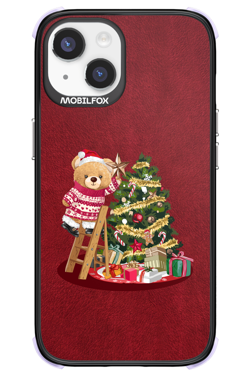 Christmas Bear (Burgundy) - Apple iPhone 14