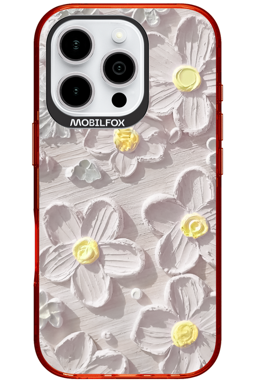 White Flowers - Apple iPhone 16 Pro