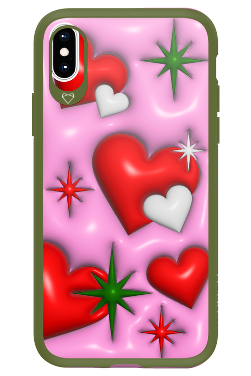 Holiday Hearts - Apple iPhone X