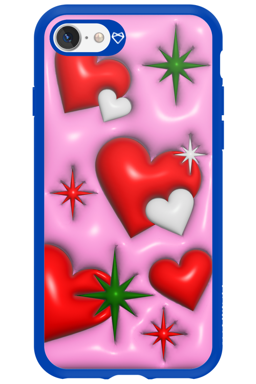 Holiday Hearts - Apple iPhone 7