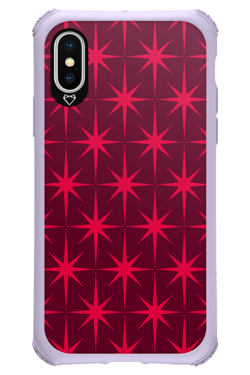 Burgundy Starss - Apple iPhone X