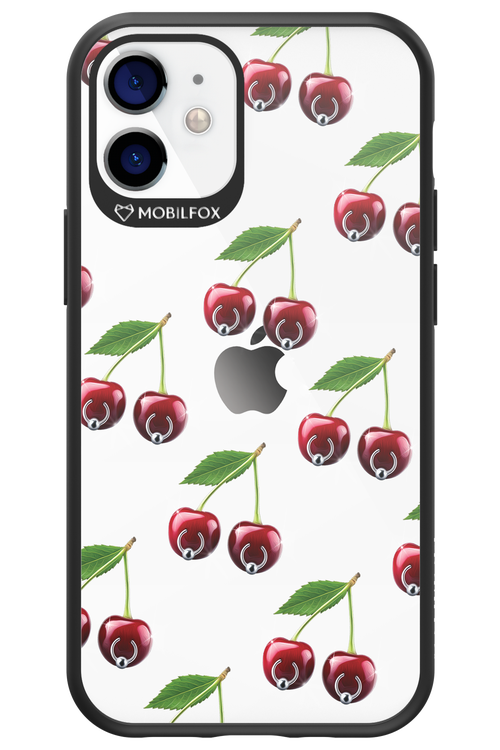 Spicy Cherries Transparent - Apple iPhone 12 Mini